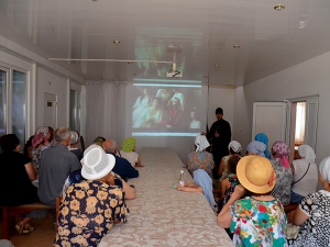 В Темрюке состоялся кинолекторий, приуроченный к 100-летию со дня расстрела святых Царственных страстотерпцев